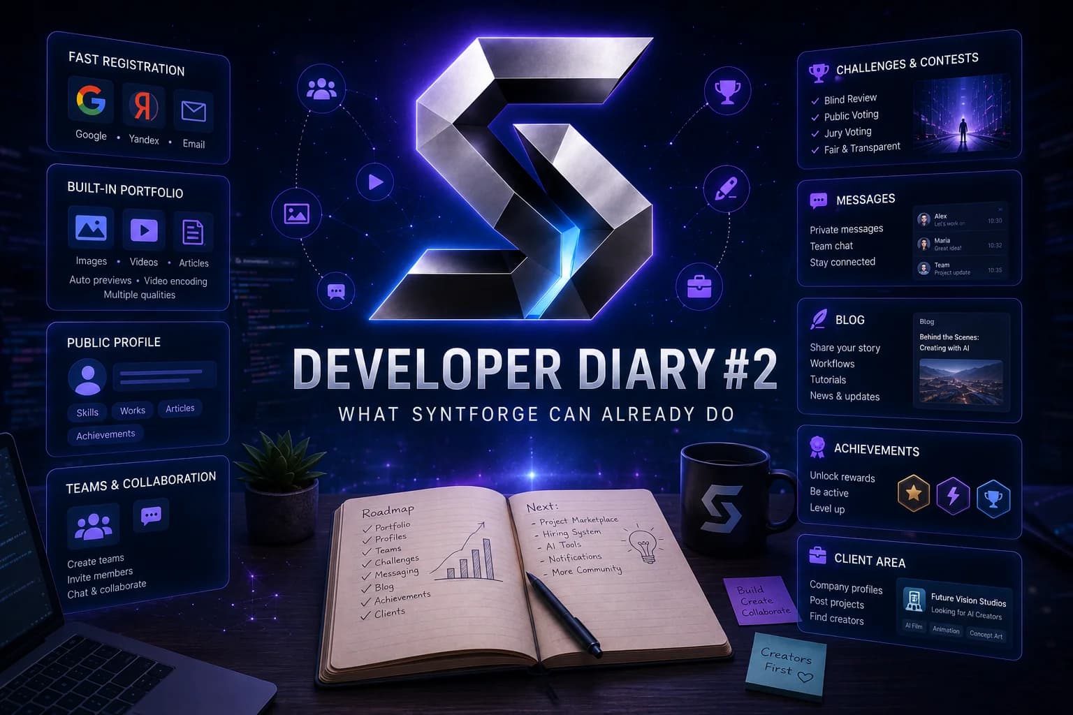 Developer Diary #2 — What SyntForge Can Already Do