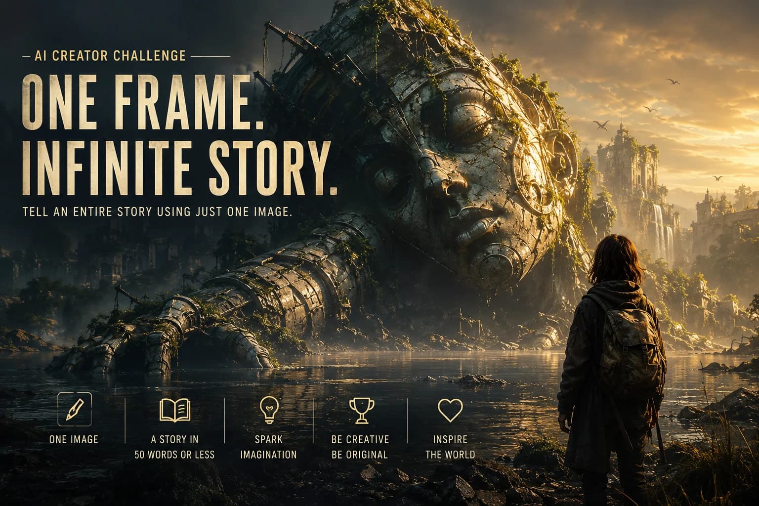 AI Creator Challenge #3 One Frame. Infinite Story.