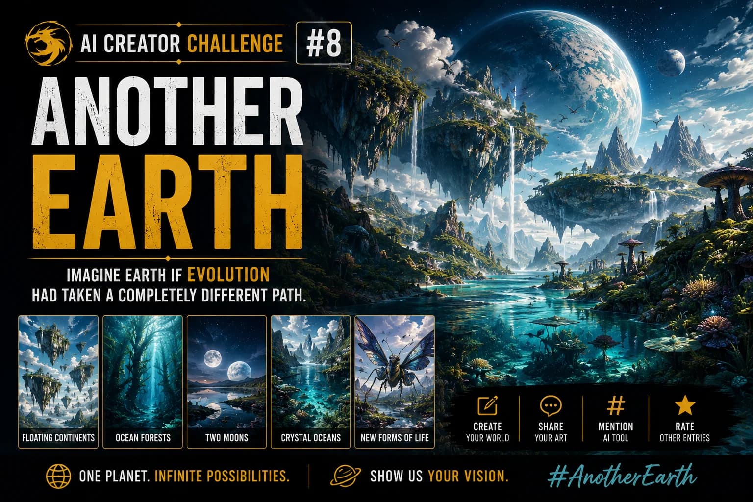 AI Creator Challenge #8 - Another earth